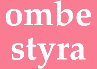 Synonym ombestyra