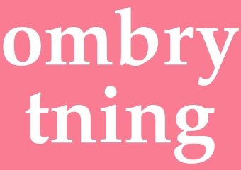 Synonym ombrytning