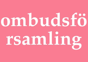 Synonym ombudsförsamling