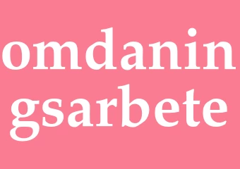 Synonym omdaningsarbete