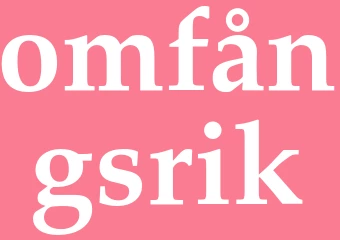 Synonym omfångsrik