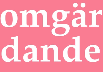 Synonym omgärdande