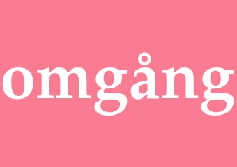 Synonym omgång
