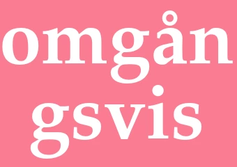 Synonym omgångsvis
