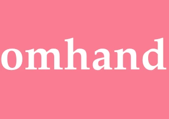 Synonym omhand