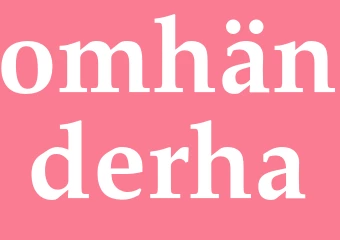 Synonym omhänderha