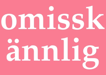 Synonym omisskännlig
