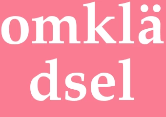 Synonym omklädsel