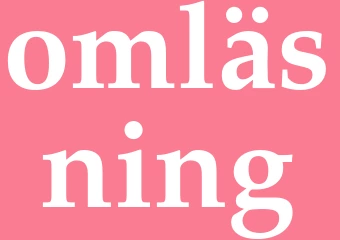 Synonym omläsning