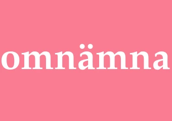 Synonym omnämna