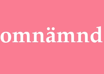 Synonym omnämnd