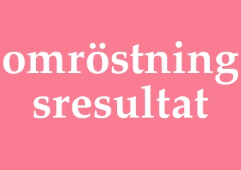 Synonym omröstningsresultat