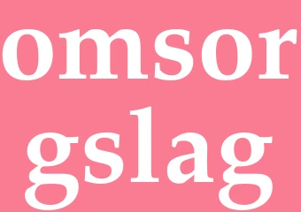 Synonym omsorgslag