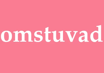 Synonym omstuvad