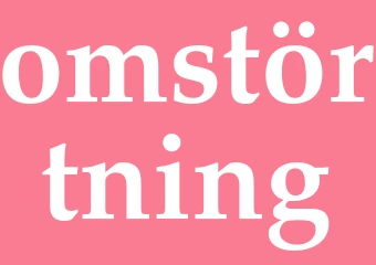 Synonym omstörtning