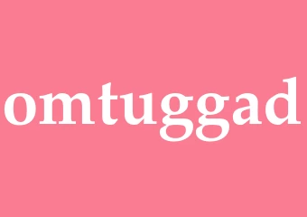Synonym omtuggad