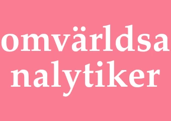 Synonym omvärldsanalytiker