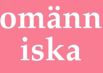 Synonym omänniska
