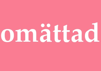 Synonym omättad