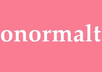 Synonym onormalt