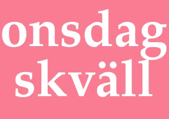 Synonym onsdagskväll