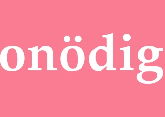Synonym onödig