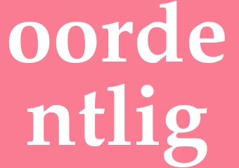 Synonym oordentlig