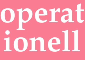 Synonym operationell