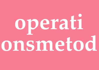 Synonym operationsmetod