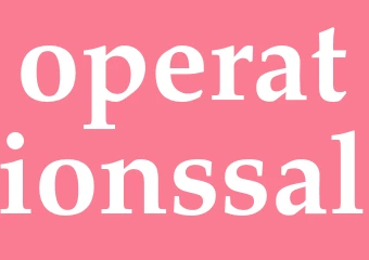 Synonym operationssal