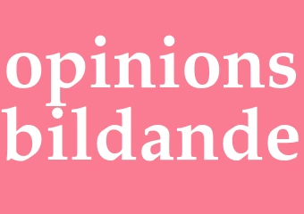 Synonym opinionsbildande