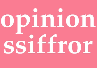 Synonym opinionssiffror