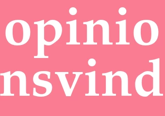 Synonym opinionsvind