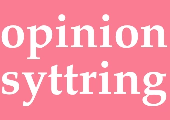 Synonym opinionsyttring