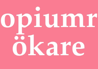 Synonym opiumrökare