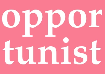 Synonym opportunist