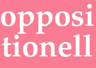 Synonym oppositionell
