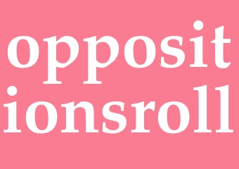 Synonym oppositionsroll