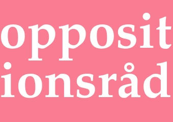 Synonym oppositionsråd