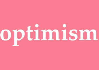Synonym optimism
