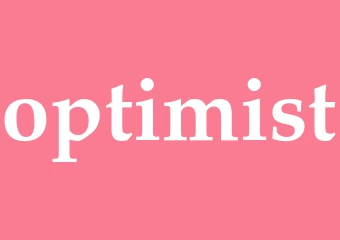 Synonym optimist