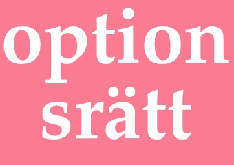Synonym optionsrätt