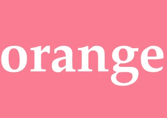 Synonym orange
