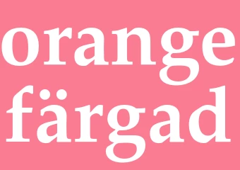 Synonym orangefärgad