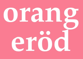 Synonym orangeröd