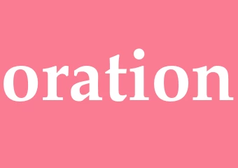 Synonym oration
