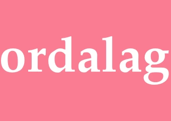 Synonym ordalag