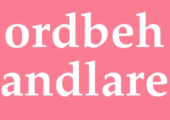 Synonym ordbehandlare