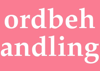 Synonym ordbehandling