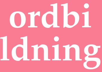 Synonym ordbildning